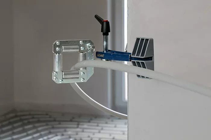 Buisgeleider voor vloerverwarming