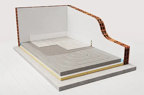 Evotube vloerverwarming infrezen
